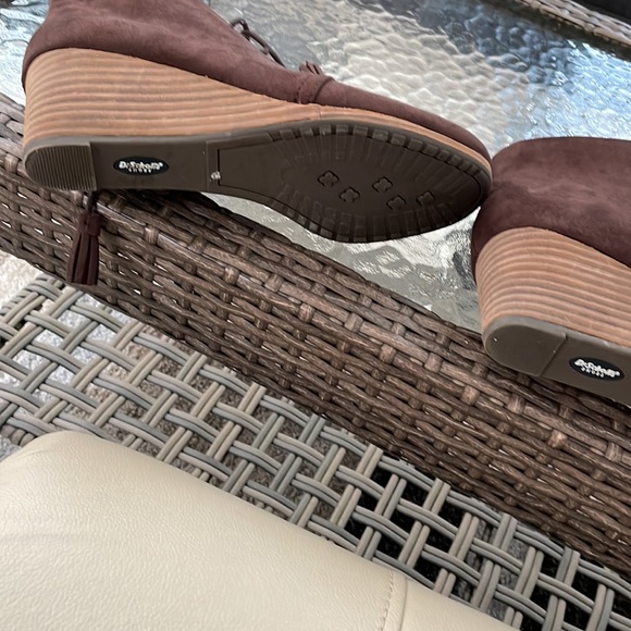 Brown wedge heel boot - Picture 5 of 5